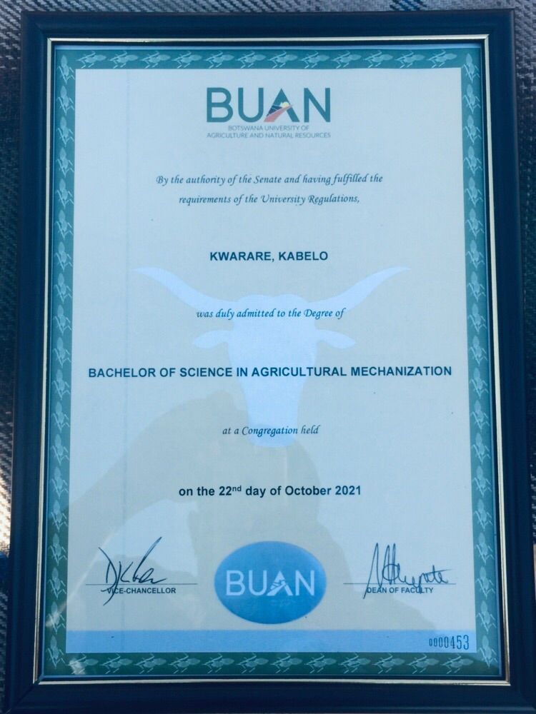 buy degree from Botswana University of Agriculture and Natural Resources