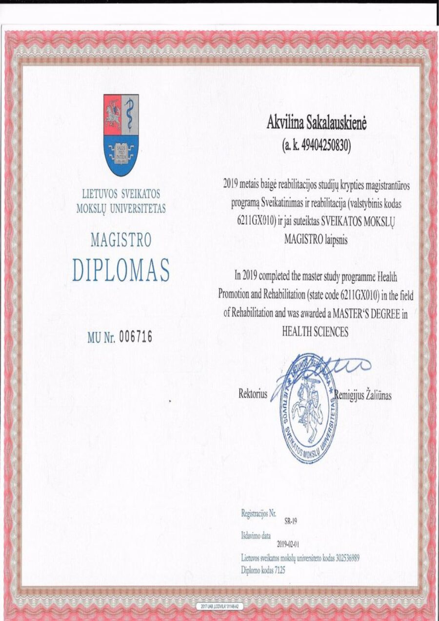 Buy college degree from The Lietuvos sveikatos mokslu universitetas