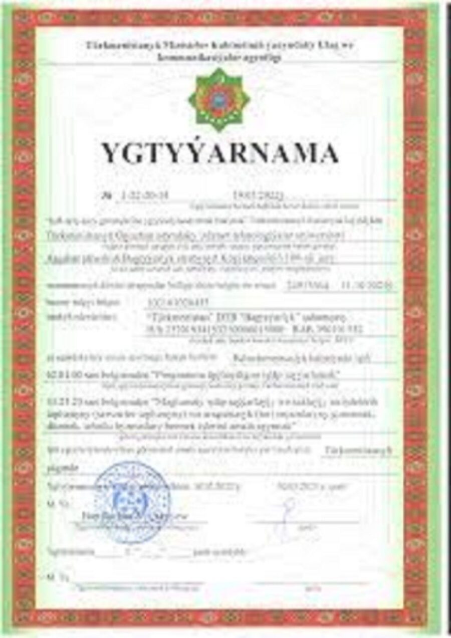 buy degree from the Oguz Han Engineering and Technology University of Turkmenistan
