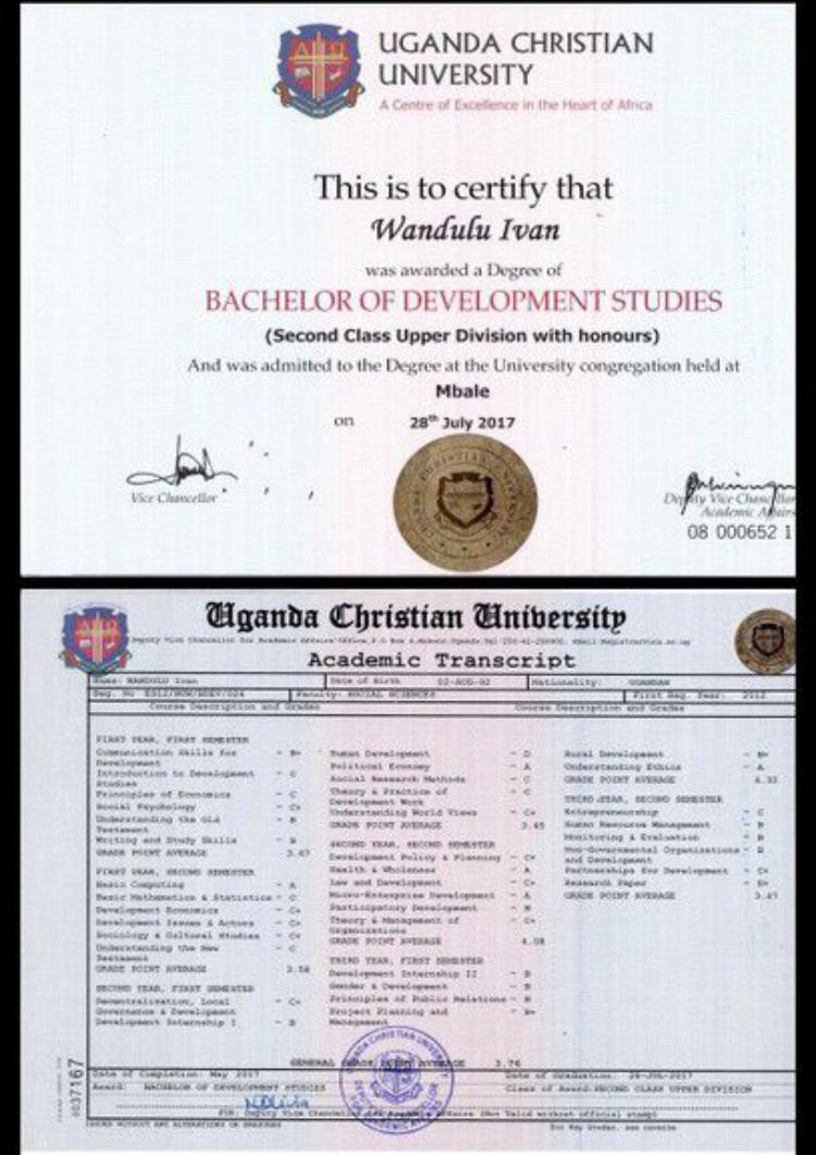 Buy Degree From the Uganda Christian University