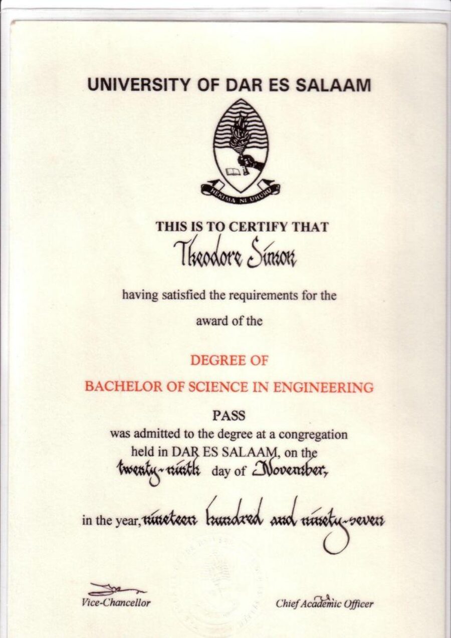Buy Degree From the University of Dar es Salaam
