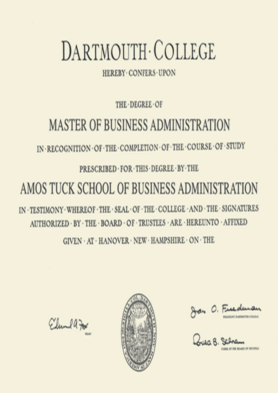 Buy college degree from The Dartmouth College