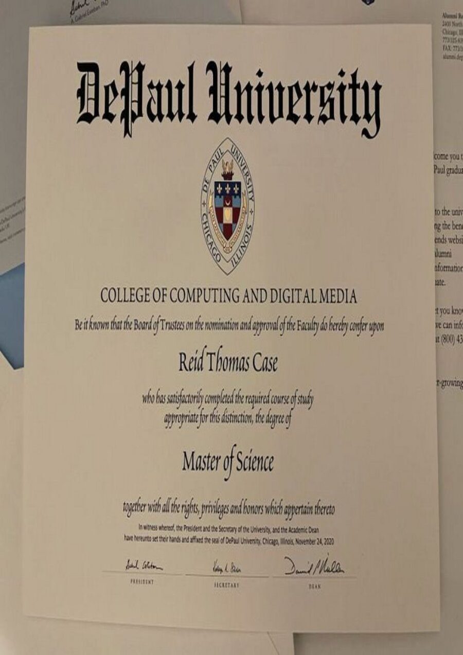 Buy college degree from The DePaul University
