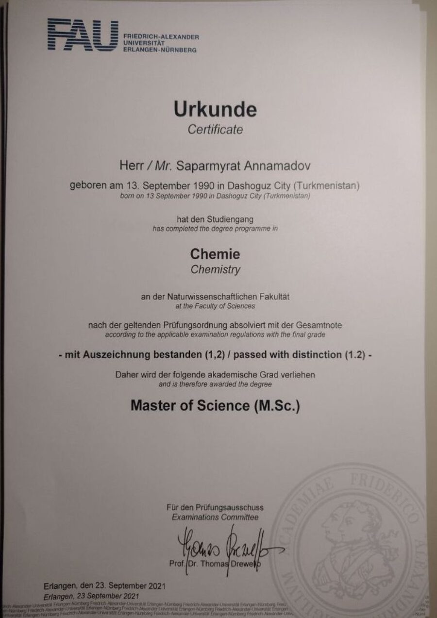 Buy college degree from the Friedrich-Alexander-Universität Erlangen-Nürnberg