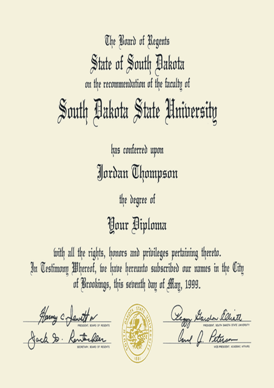 Buy college degree from The North Dakota State University