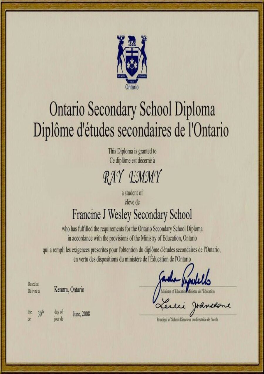 Buy college degree from the Ontario Tech University