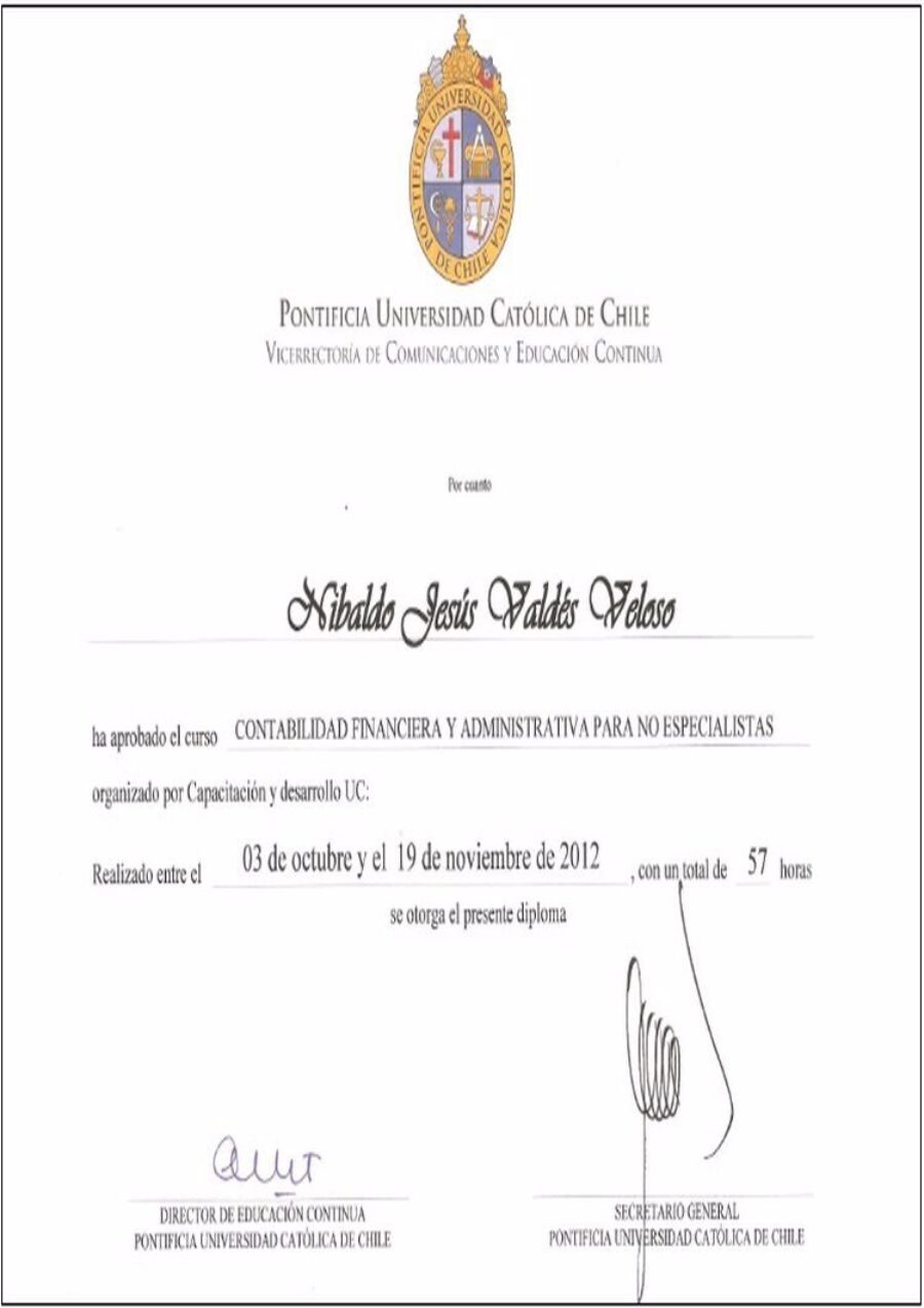Buy college degree from The Pontificia Universidad Católica de Chile