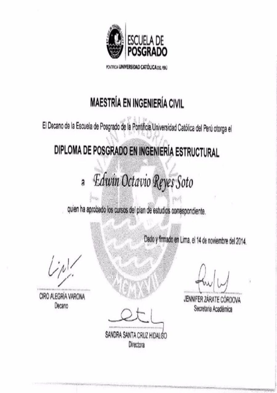 Buy college degree from the Pontificia Universidad Católica del Perú