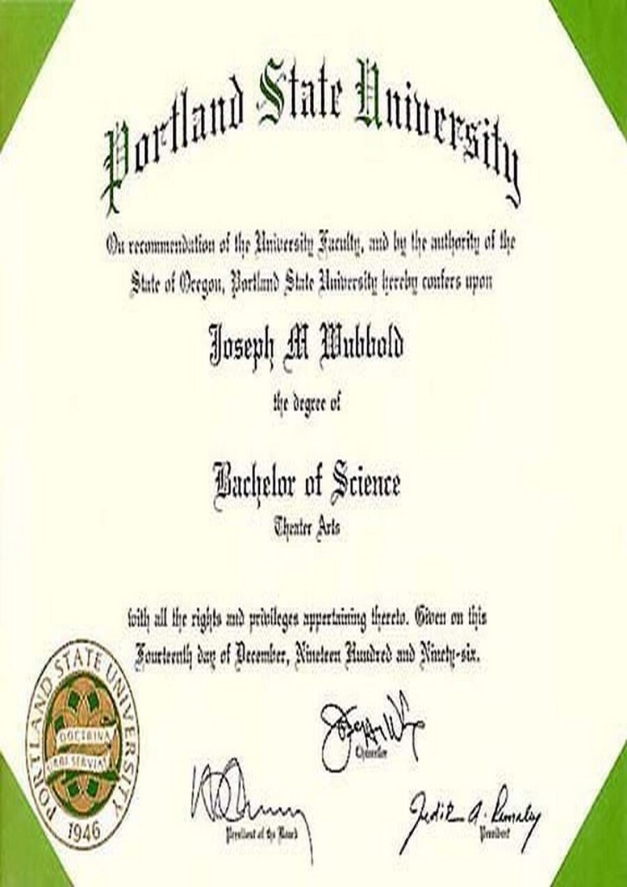 Buy college degree from The Portland State University