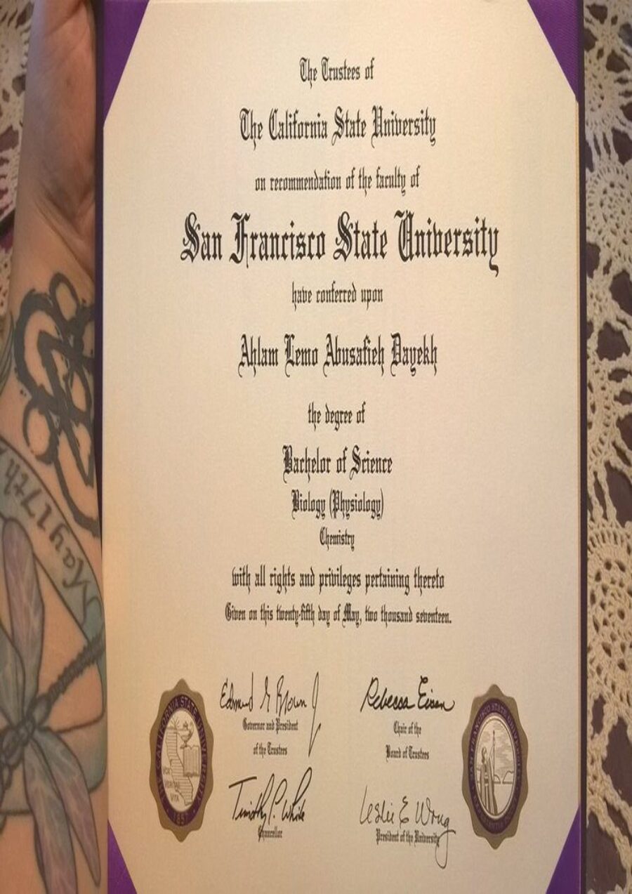 Buy college degree from The  San Francisco State University