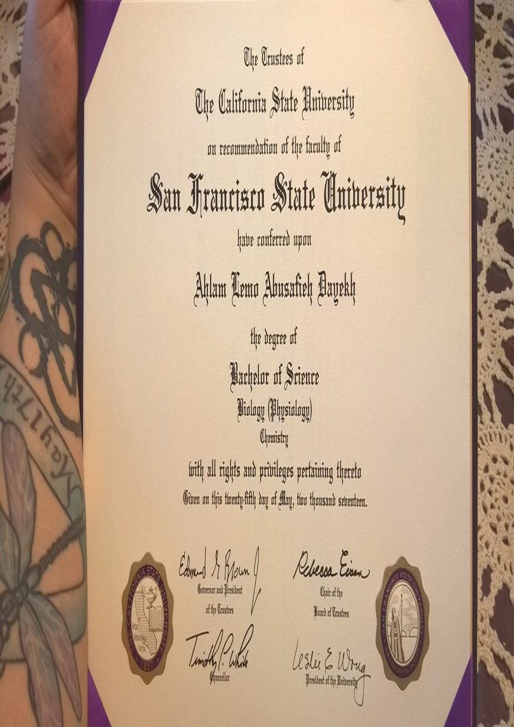 Buy college degree from The San Francisco State University