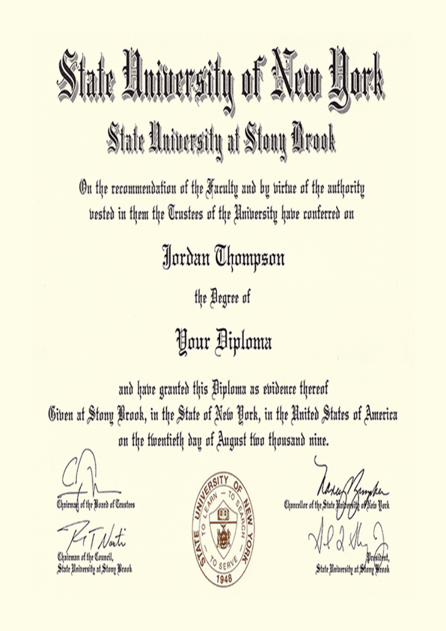 Buy college degree from The Stony Brook University