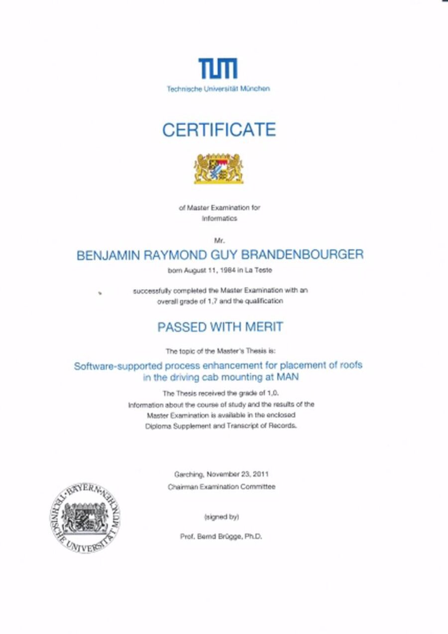 Buy college degree from the Technische Universität München
