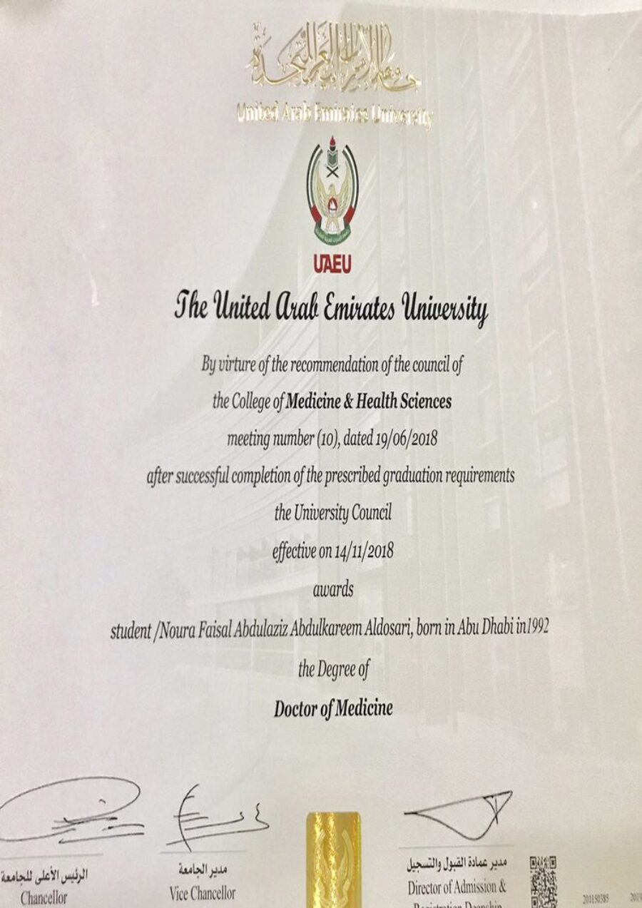 Buy college degree from the United Arab Emirates University