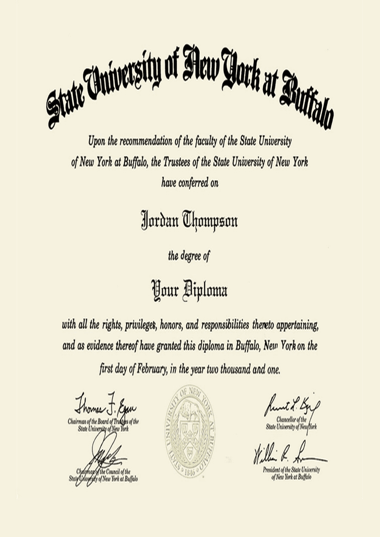 Buy college degree from The University at Buffalo, State University of New York