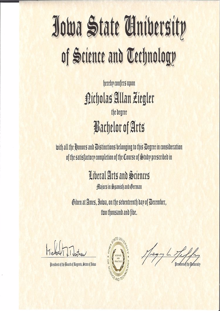 Buy college degree from The University of Iowa