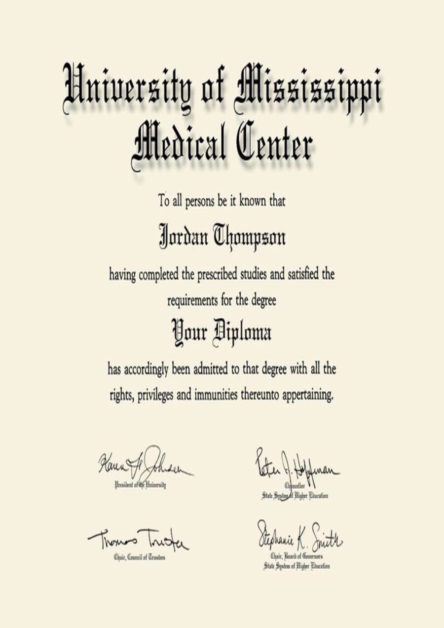 Buy college degree from The University of Mississippi