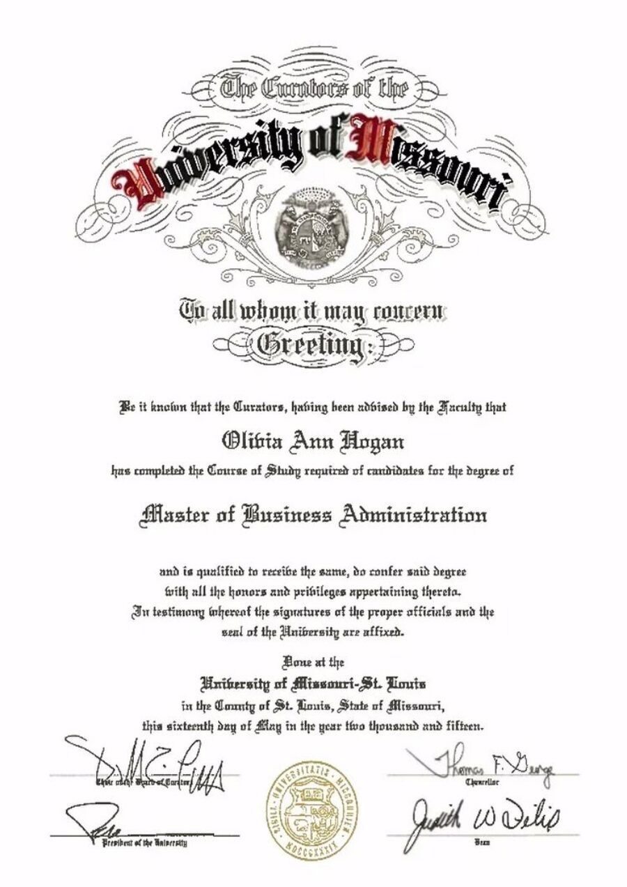 Buy college degree from The University of Missouri-St. Louis