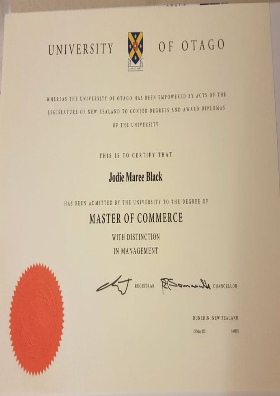 Buy college degree from The University of Otago
