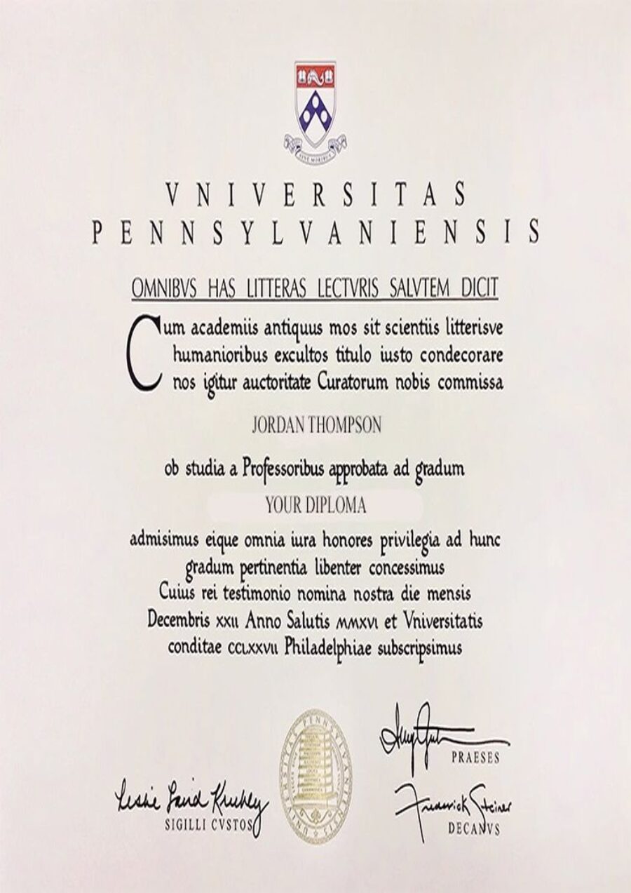 Buy college degree from The University of Pennsylvania