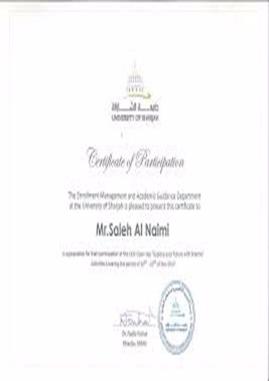 Buy college degree from the University of Sharjah