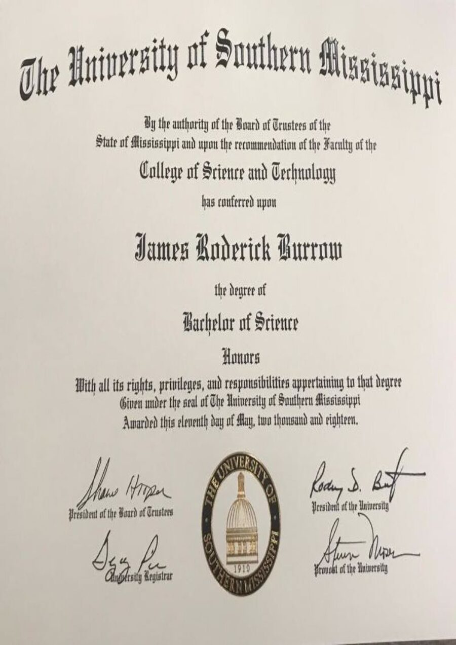 Buy college degree from The University of Southern Mississippi