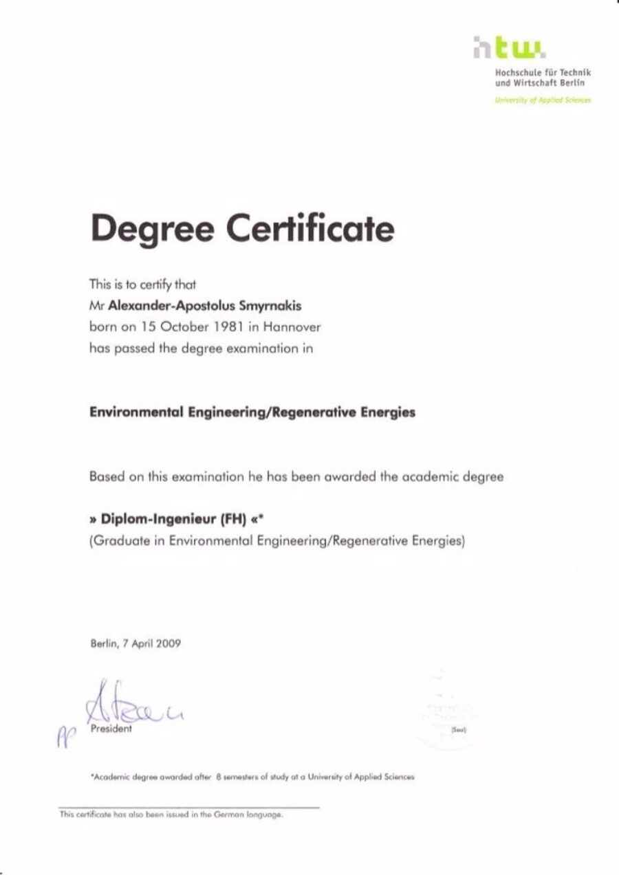 Buy college degree from The Hochschule für Technik und Wirtschaft Berlin