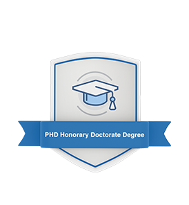 PHD Honorary Doctorate Degree